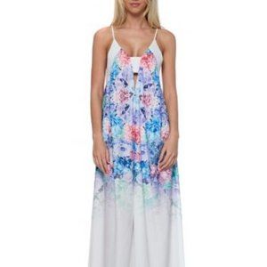 ASOS Ginger Fizz Maxi Dress With Ombre Print